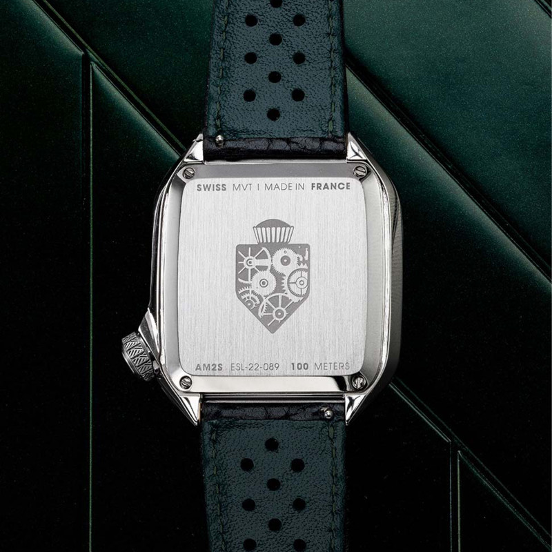 Montre AM2 Electric Forest Buffle Black Perforated - March LAB