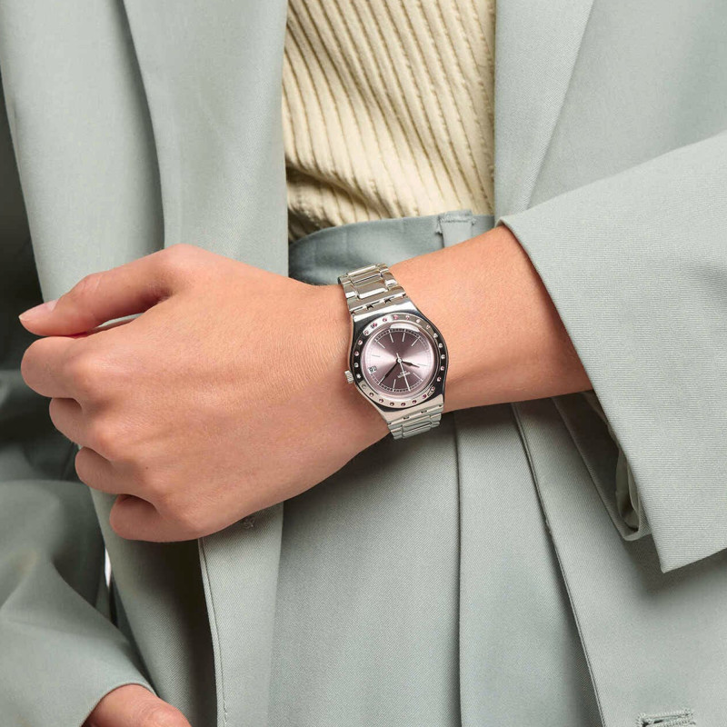 Montre Irony Medium Pinkaround YLS455GC - Swatch