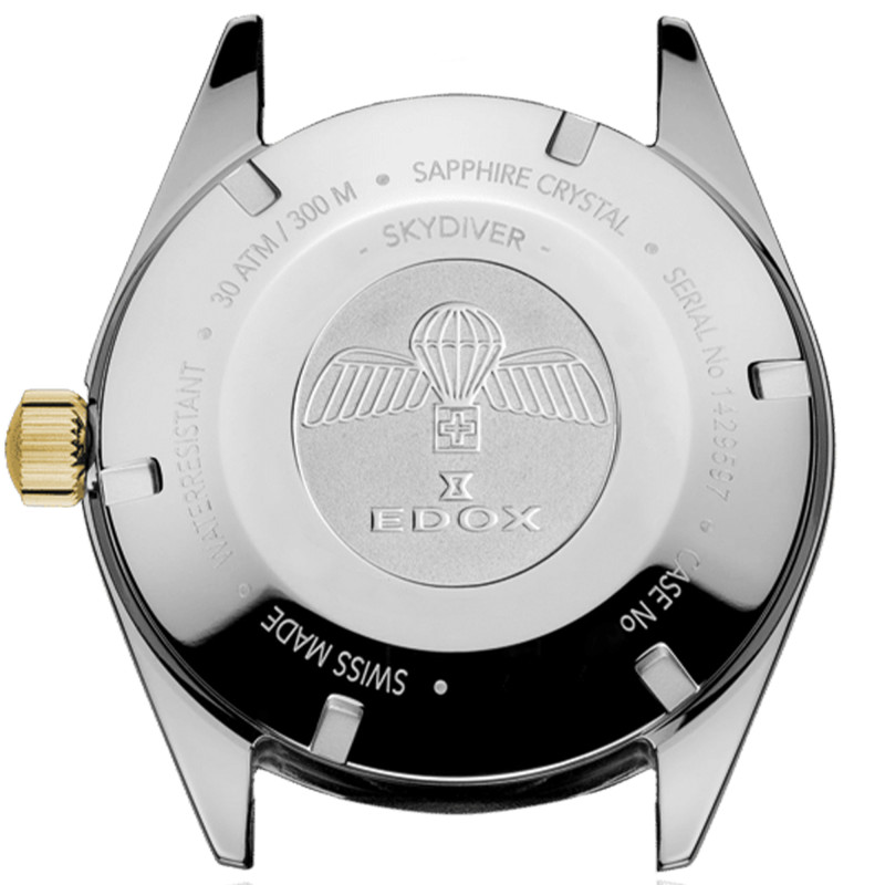 PROMO Montre Skydiver 38 Date Automatic Special Edition With Additional Strap 80131-357JNC-BI - Edox OCARAT.COM BIJOUTERIE N°1