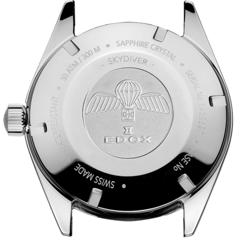 PROMO Montre Skydiver 38 Date Automatic Special Edition With Additional Strap 80131-3NC-NDRO - Edox OCARAT.COM BIJOUTERIE N°1
