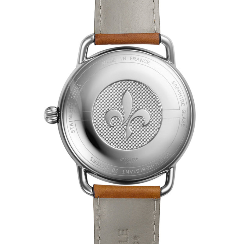 Montre Equus Origine Cadran bleu 4755473 cuir gold - Pequignet