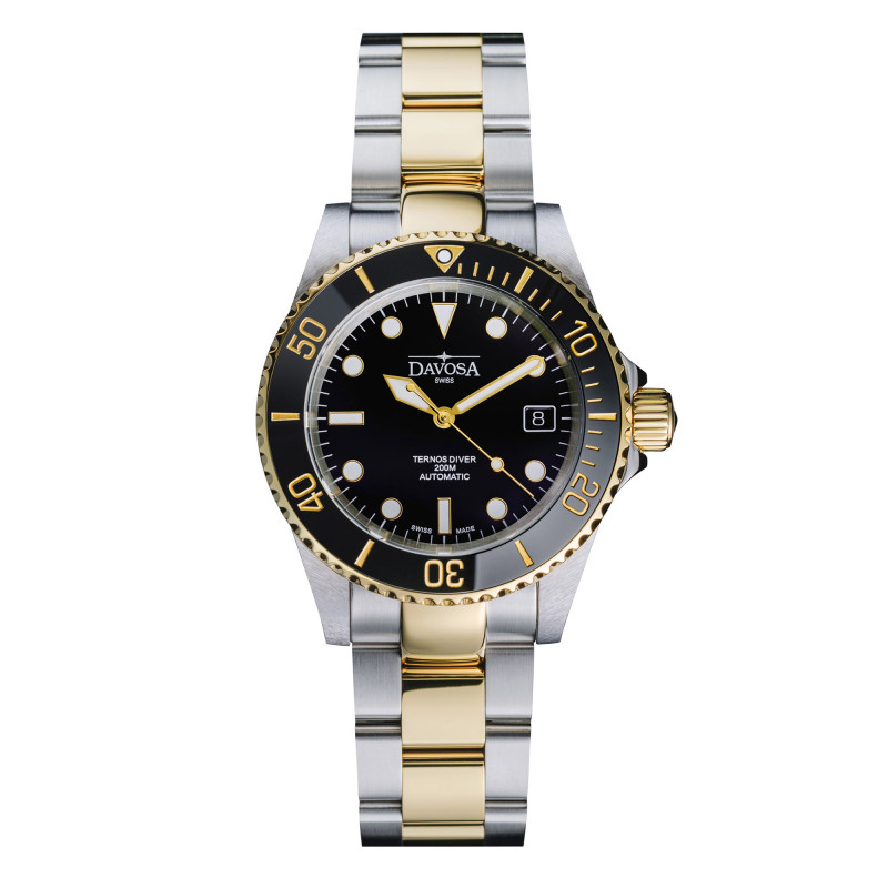 Montre Ternos Diver Automatic 40 mm Gold - Davosa