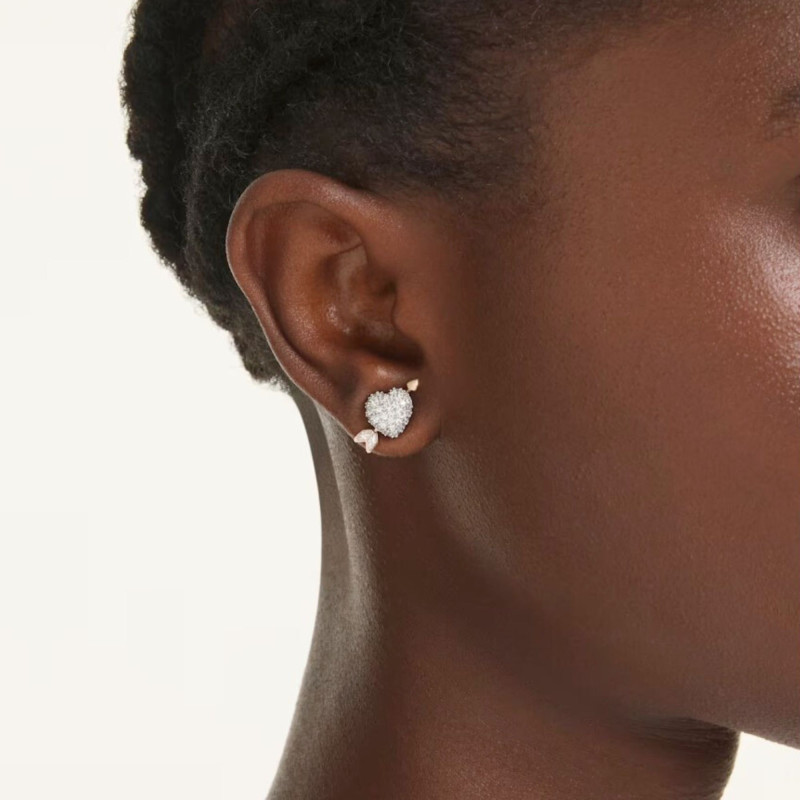 PROMO Boucles d'Oreilles Puces Idyllia Dorées & Oxydes de Zirconium - 5737298 - Swarovski OCARAT.COM BIJOUTERIE N°1