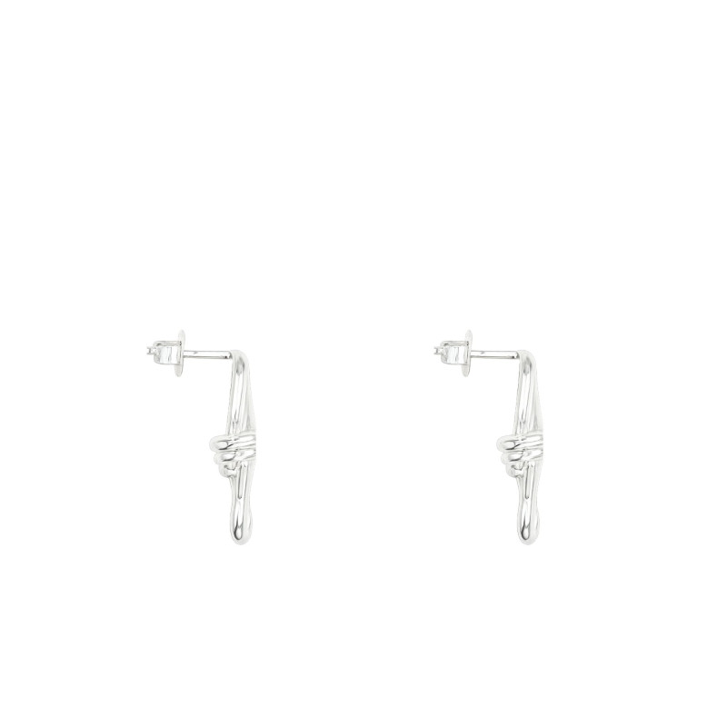 PROMO Boucles d'Oreilles Pendantes Noeud en Argent 925 - Artemis OCARAT.COM BIJOUTERIE N°1