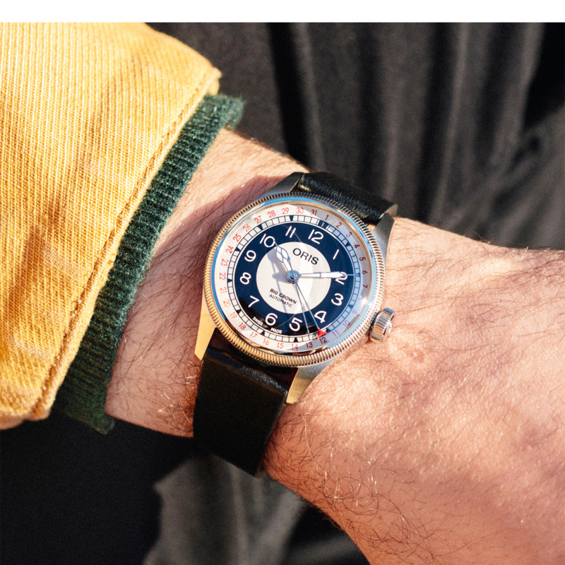 Montre Big Crown Pointer Date Bullseye 01 754 7779 4061-07 5 19 25 - Oris
