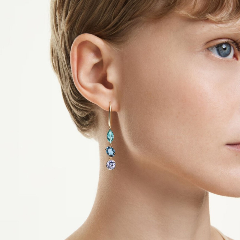 Boucles d'Oreilles Pendantes Asymétriques Gema - 5747917 - Swarovski