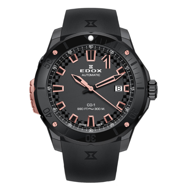 Montre CO-1 Date Automatic 80137-37GNR-CANR - Edox