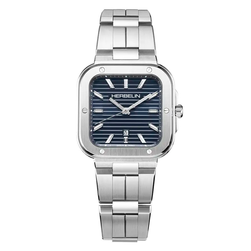 Montre Cap Camarat Square Bleu 14546B15 - Herbelin