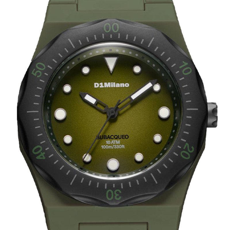 Montre Polycarbon Diver Lagoon Drift PDBJ04 - D1 Milano