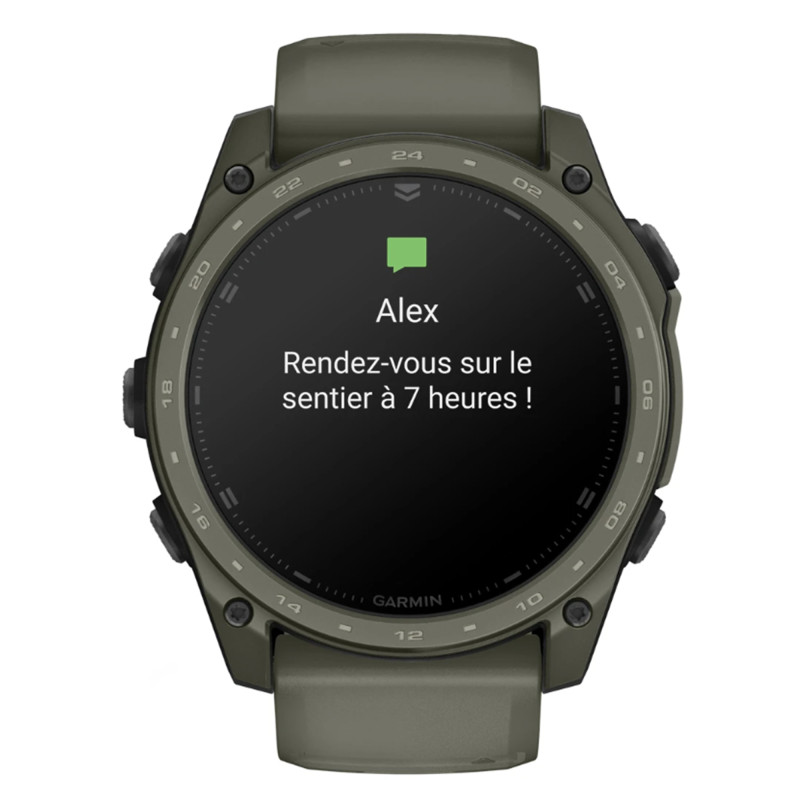 Montre Tactix 8 51 mm, AMOLED, Cerakote 010-04553-11 - Garmin