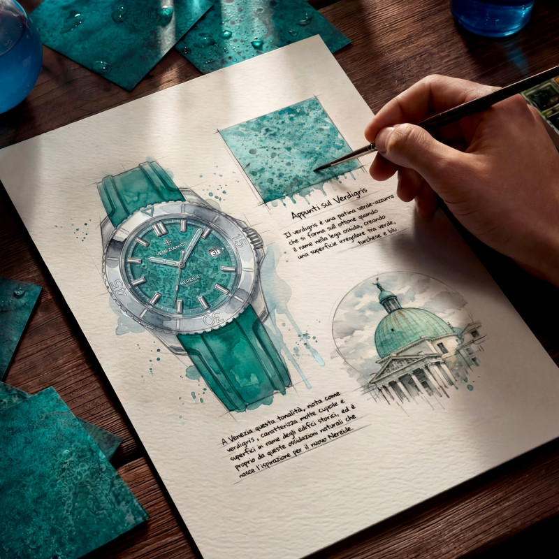 Montre Nereide Verdigris - Venezianico