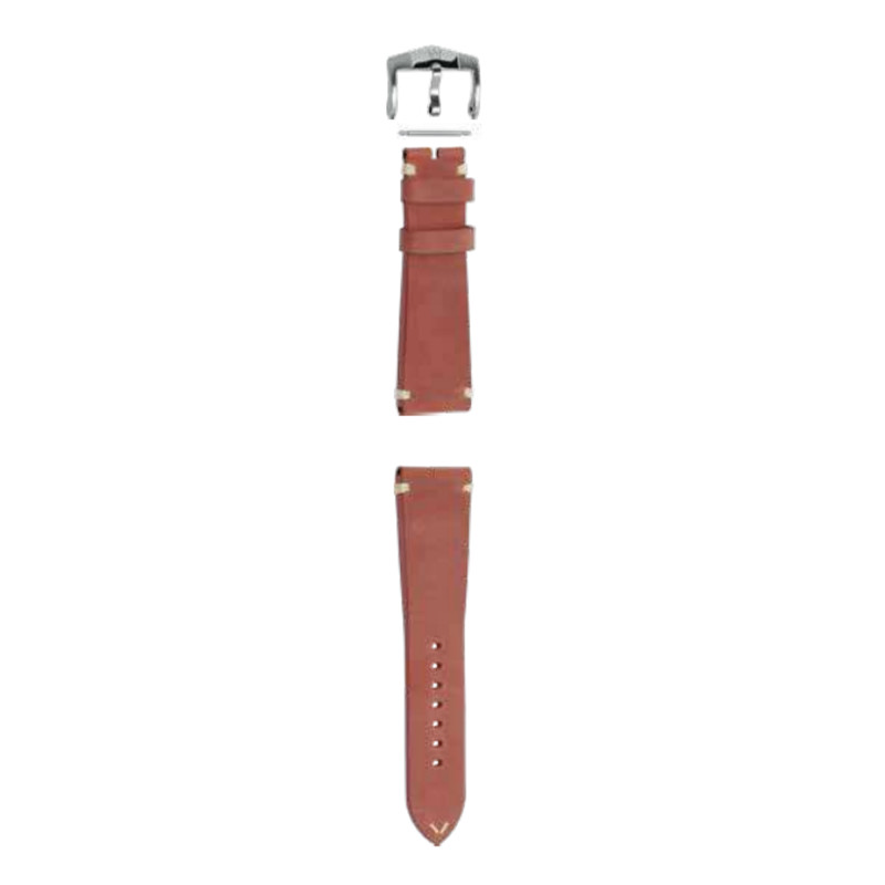 Bracelet de montre vachette orange vintage pour Grands fond MN64 - SGF4037MMA - ZRC