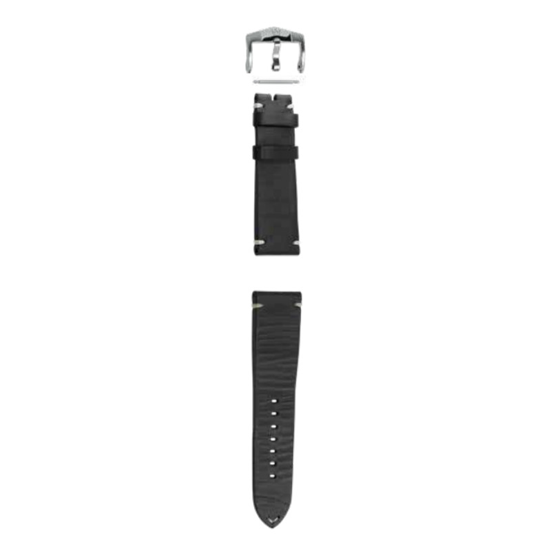 Bracelet de montre vachette bleu marine pour Grands Fonds MN64 - SGF4001MWRIST - ZRC