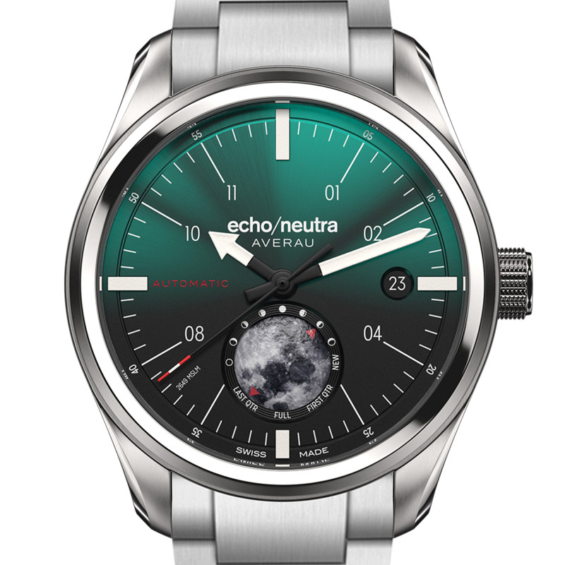 Montre Averau 39 Phases Lunaires “Big Moon” Vert Dégradé - Echo/Neutra