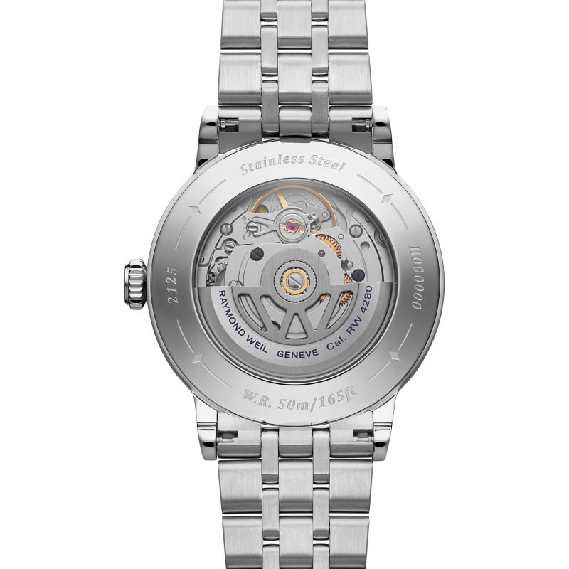 Montre Millesime Central Seconds 35 mm - Cadran vert 2125-ST-52011 - Raymond Weil