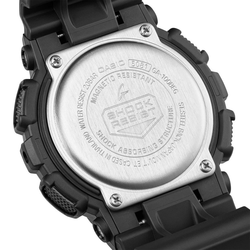 Montre Capsule Black & Electro Green GA-100BEG-1AER - Casio G-Shock