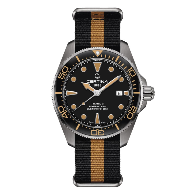 Montre DS Action Diver 43mm Powermatic 80 C0326074805100 - Certina