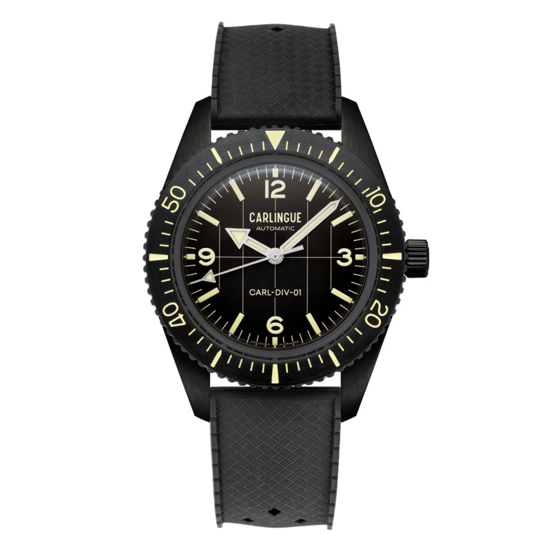 Montre Diver 01 Black Mission - Carlingue