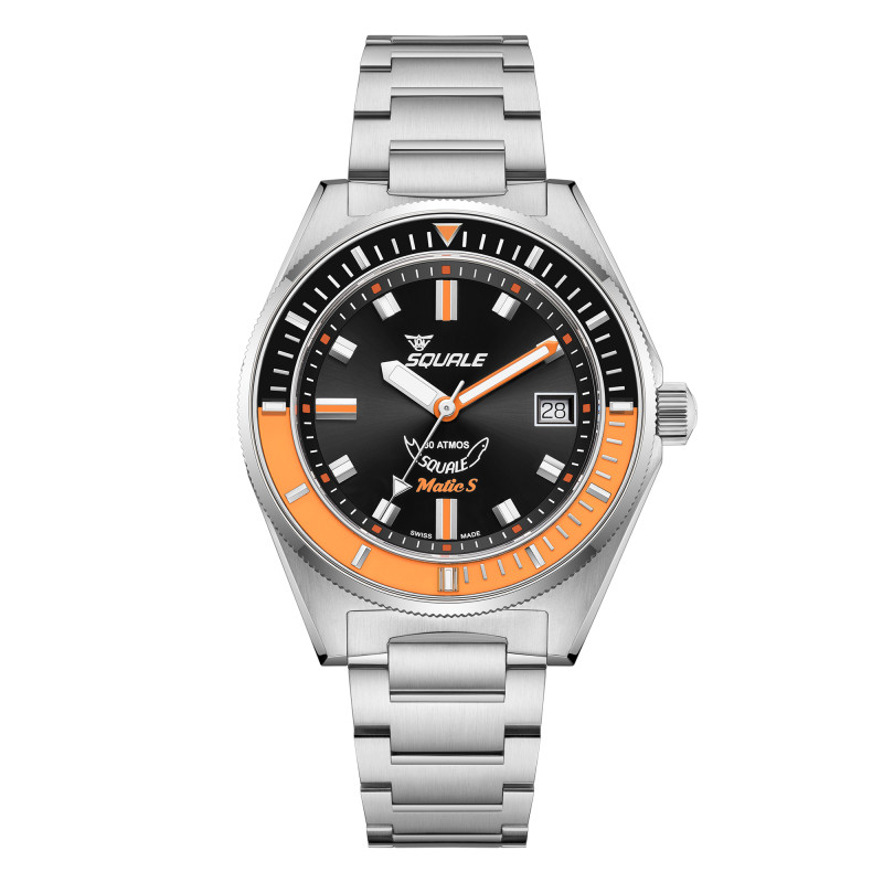 Montre Matic S Orange MATICBKOBK.SSBX - Squale