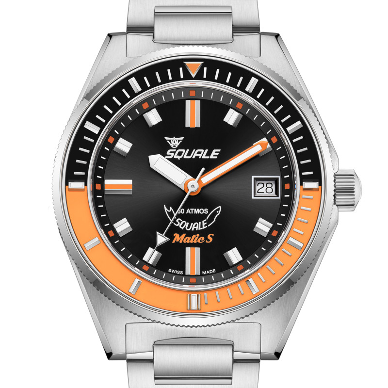 Montre Matic S Orange MATICBKOBK.SSBX - Squale
