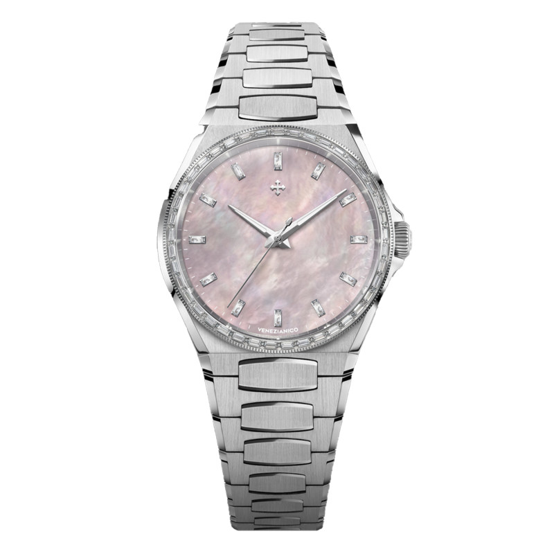 Montre Arsenale Moissanite - rose - Venezianico