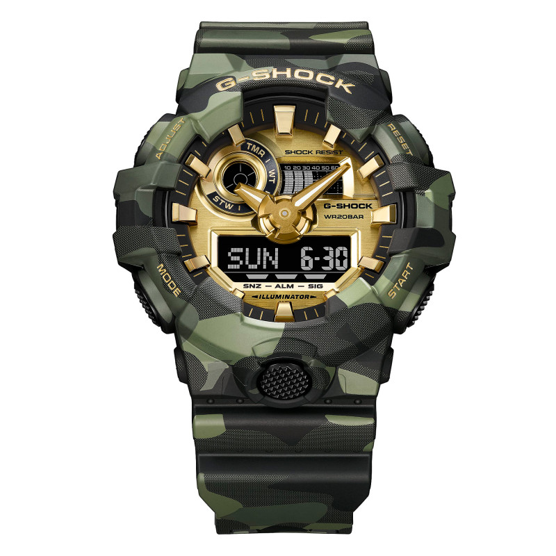 Montre Capsule Camo & Gold GA-700CMG-3AER - Casio G-Shock
