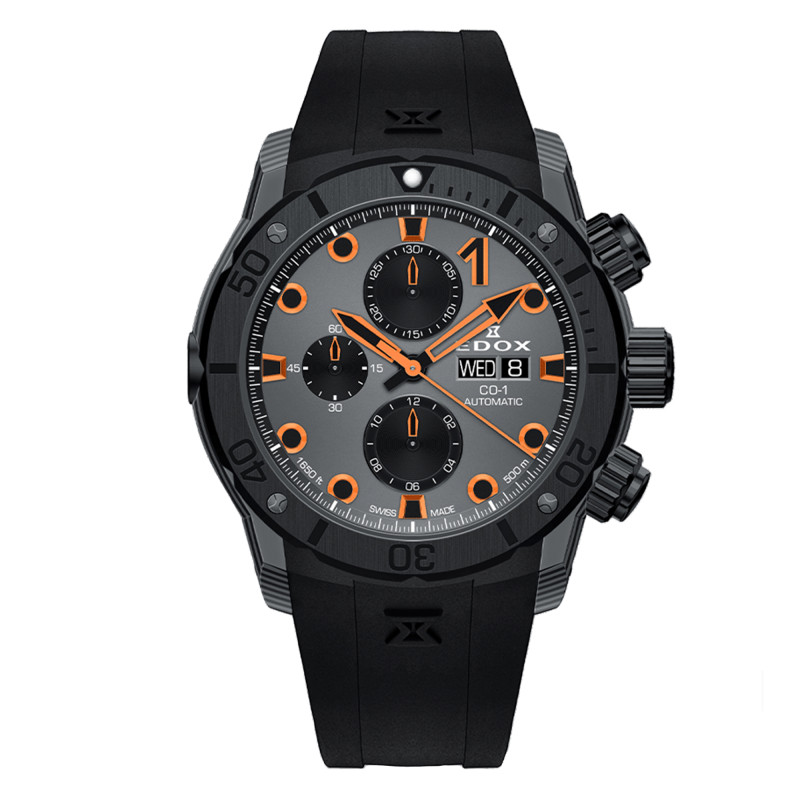 PROMO Montre CO-1 Carbon Chronograph Automatic 01125-CCN-GNO - Edox OCARAT.COM BIJOUTERIE N°1