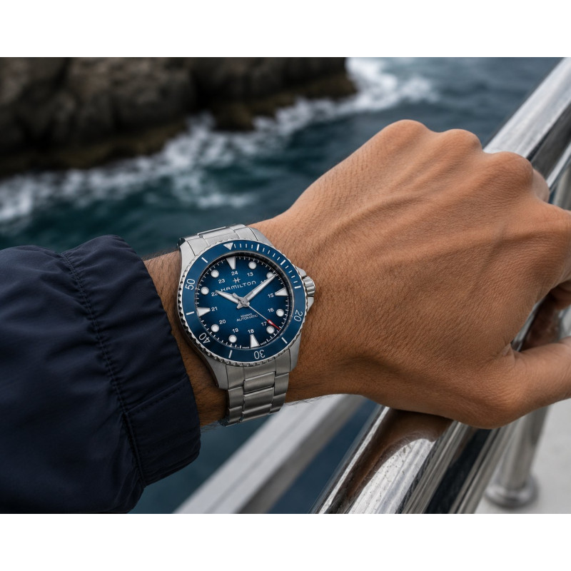 PROMO Montre Khaki Navy Scuba Auto H82505140 - Hamilton OCARAT.COM BIJOUTERIE N°1