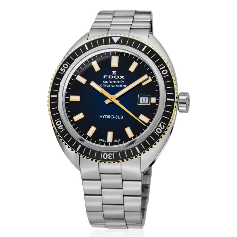 PROMO Montre Hydro-Sub Date Automatic Chronometer 80128-357JNM-BUDD - Edox OCARAT.COM BIJOUTERIE N°1