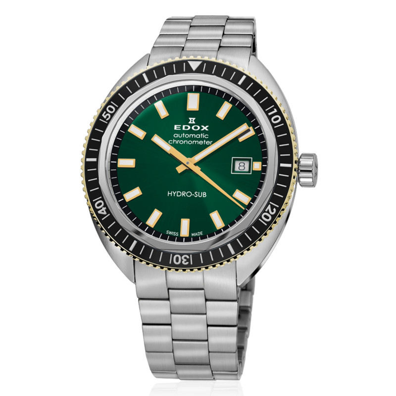 PROMO Montre Hydro-Sub Date Automatic Chronometer 80128-357JNM-VID - Edox OCARAT.COM BIJOUTERIE N°1