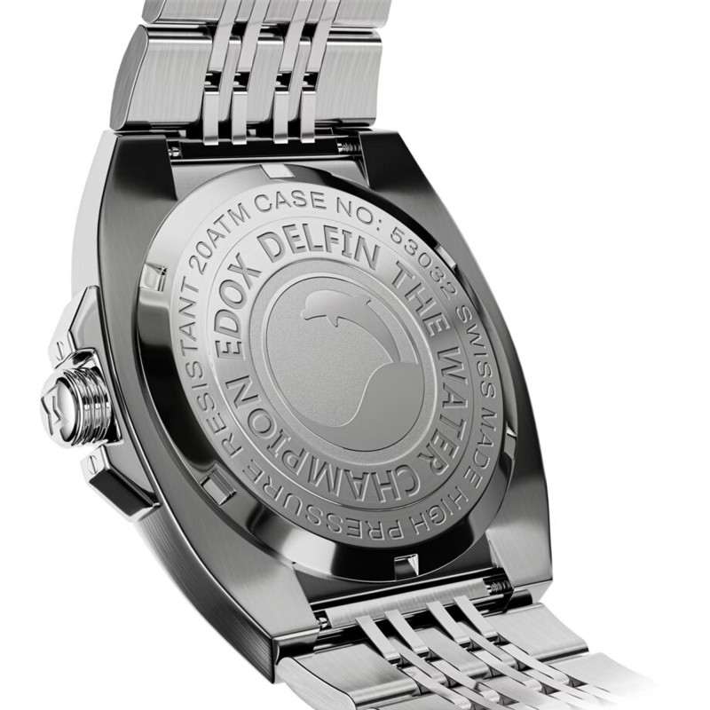 Montre Delfin 1973 Date Gents 53032-3M-AIN - Edox
