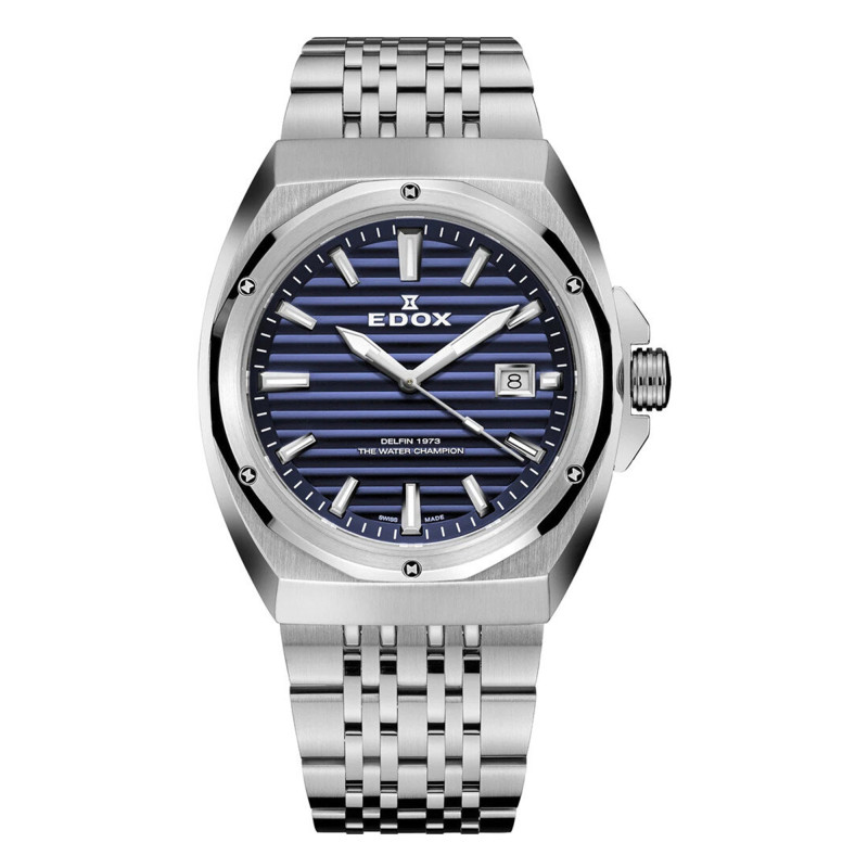 Montre Delfin 1973 Date Gents 53032-3M-BUIN - Edox