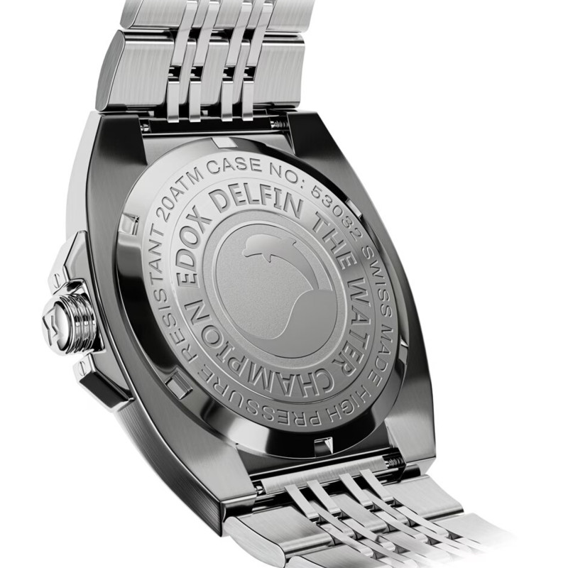 Montre Delfin 1973 Date Gents 53032-3M-BUIN - Edox