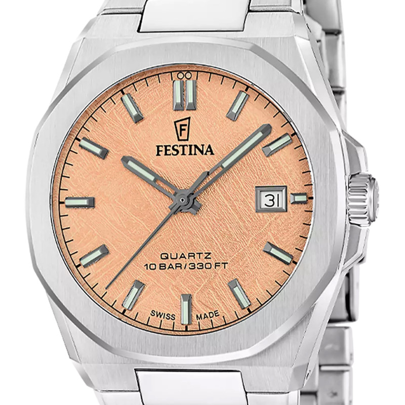 Montre Classic Steel F20100/6 - Festina Swiss Made