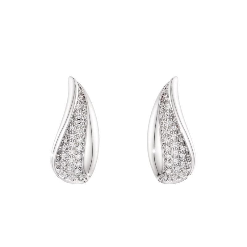 Boucles d'Oreilles Pendantes Classica en Argent 925 & Oxydes de Zirconium - 5745016 - Swarovski
