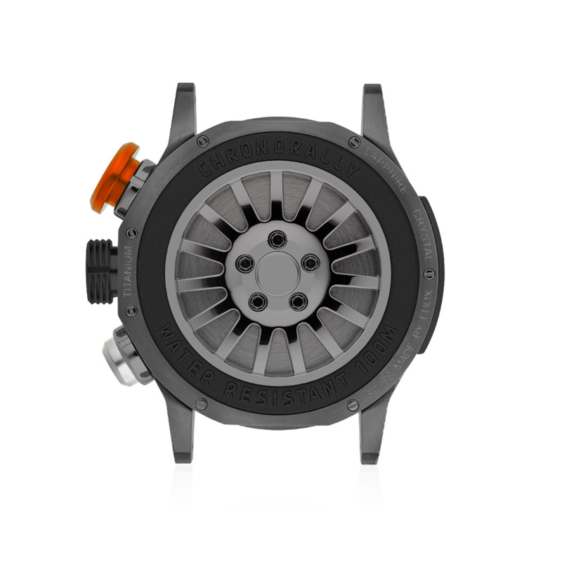 Montre Chronorally Chronograph 45 38003-TINGNOCAO-GNO - Edox