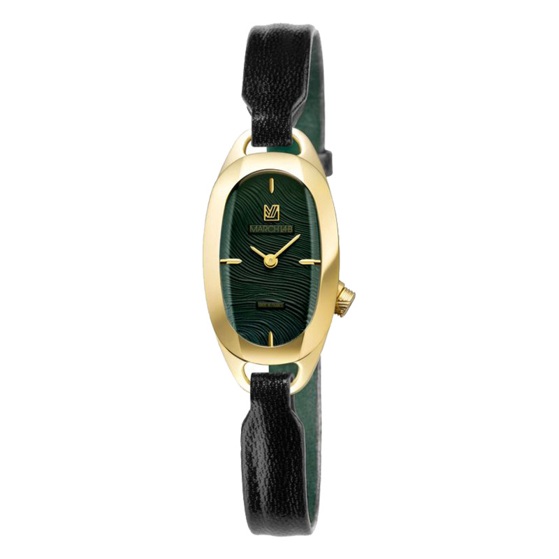 Montre Oblongue Drapée Emerald - March LAB