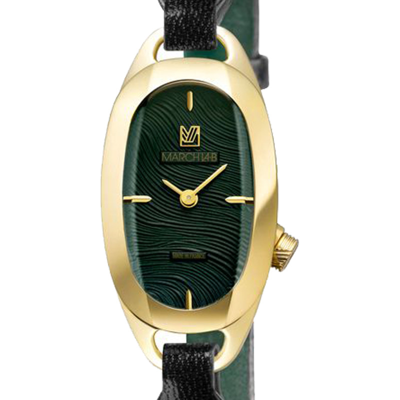 Montre Oblongue Drapée Emerald - March LAB