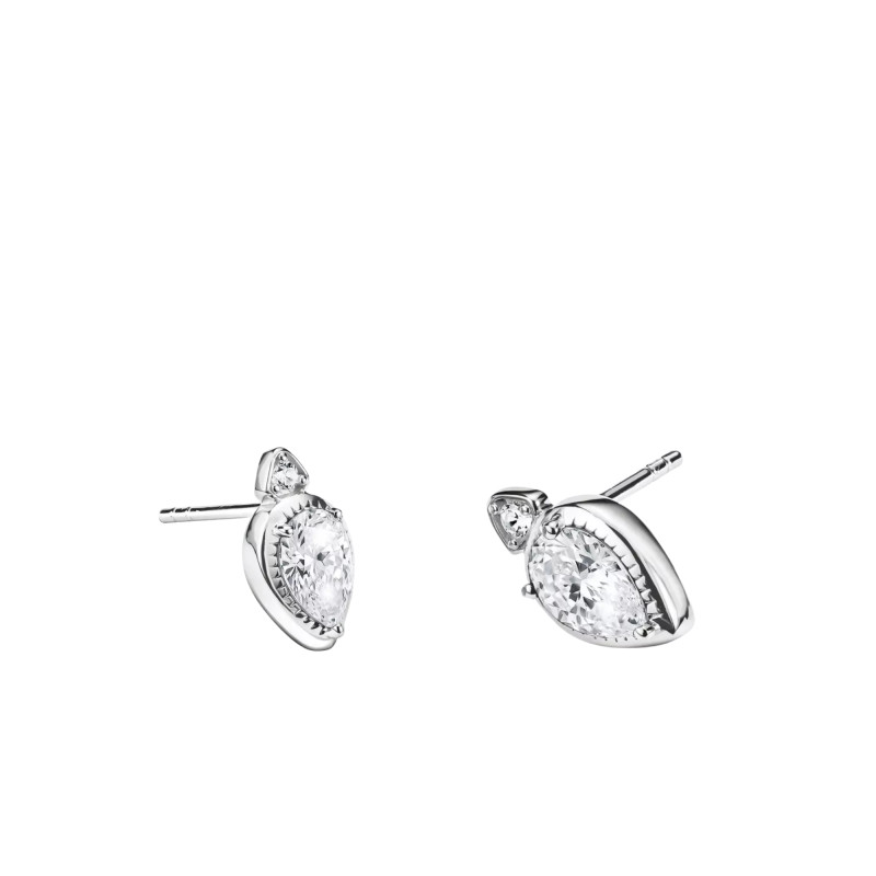 Boucles d'Oreilles Elyndra en Argent 925 & Oxydes de Zirconium Blancs - H2333-051-14 - Thomas Sabo