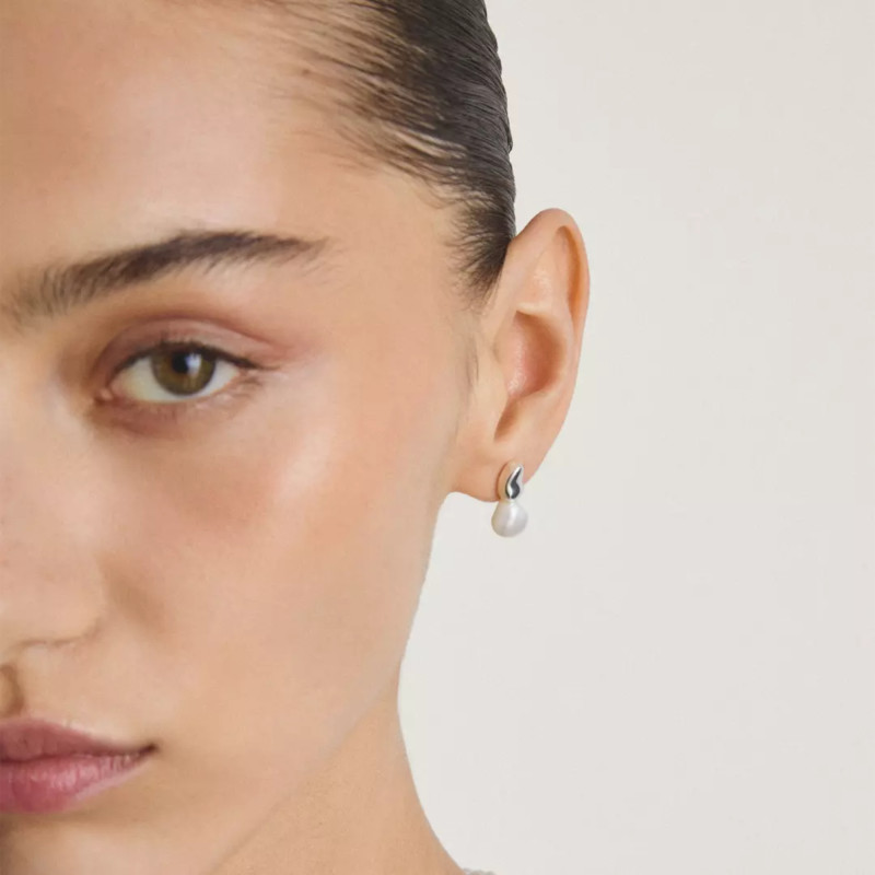 Boucles d'Oreilles Bold Elegance en Argent 925 & Perles - H2320-082-14 - Thomas Sabo