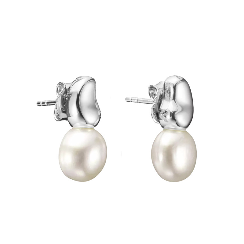 Boucles d'Oreilles Bold Elegance en Argent 925 & Perles - H2320-082-14 - Thomas Sabo
