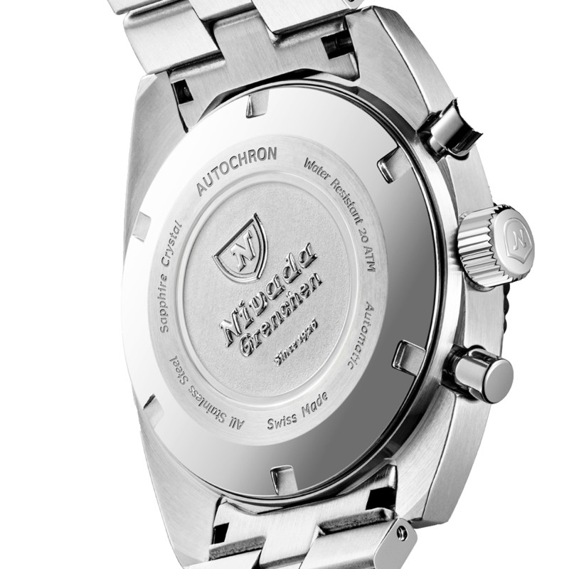 Montre Autochron Orange 77004A - Nivada Grenchen
