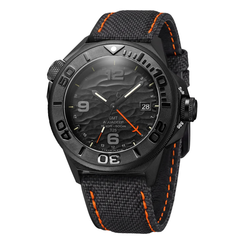 Montre Aquadeep Trigalight GMT AQD-DEP-TGW - Undone
