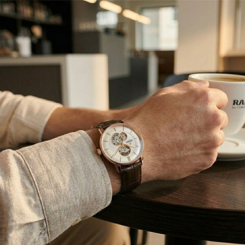 Montre Coupole Classic Open Heart Automatic R22895025 - Rado