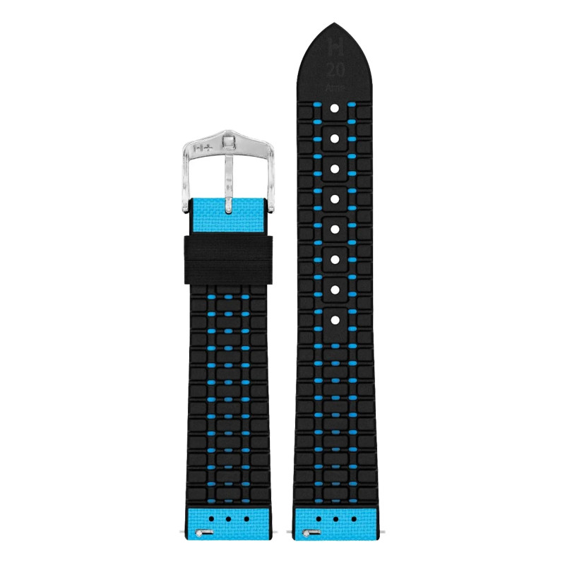 Bracelet de montre Arne Turquoise 0925090x83 en 18 mm, 20 mm ou 22 mm - Hirsch