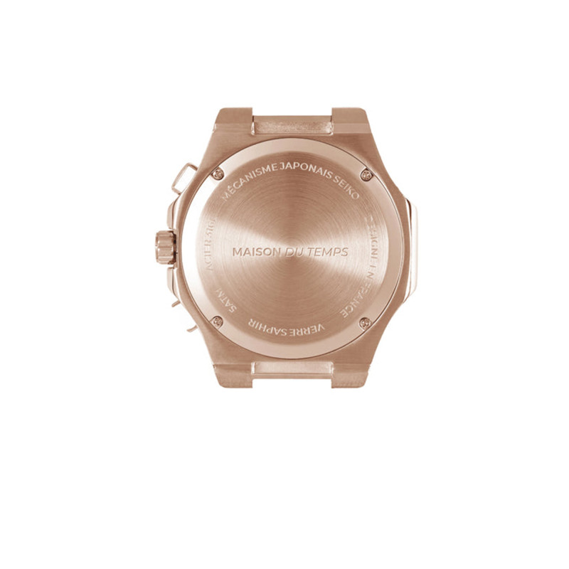 Montre MTGamma Chronographe Vert Rose Gold Acier 430-A - Maison du Temps