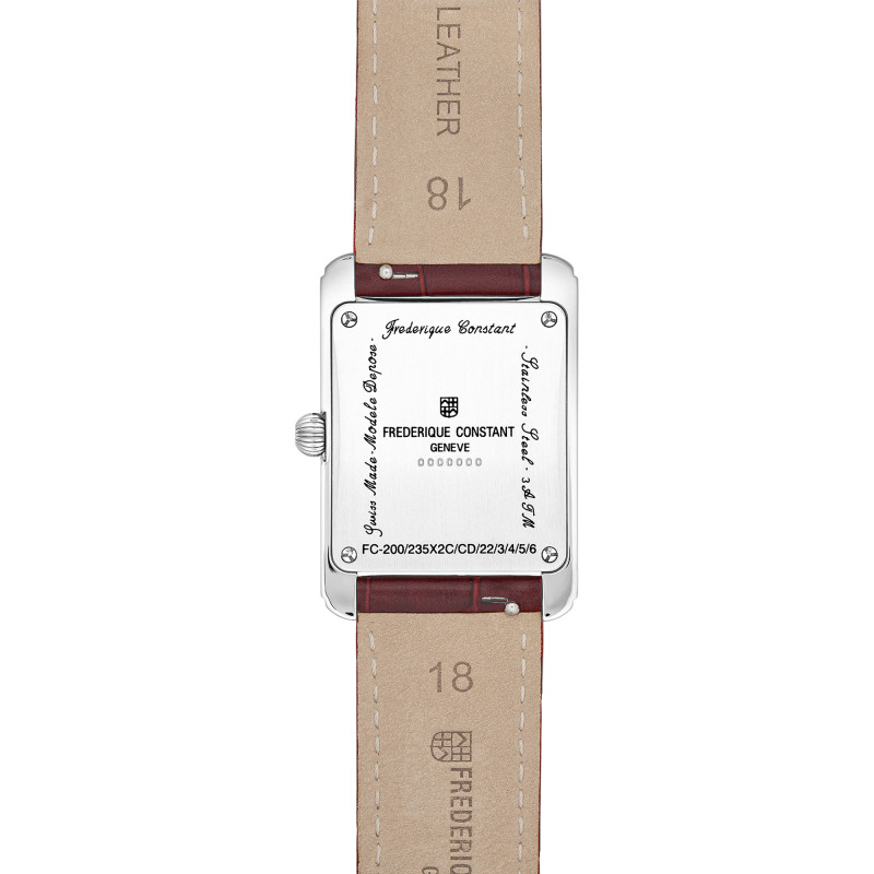 Montre Classics Carrée Small Seconds FC-235BRG2C6 - Frédérique Constant