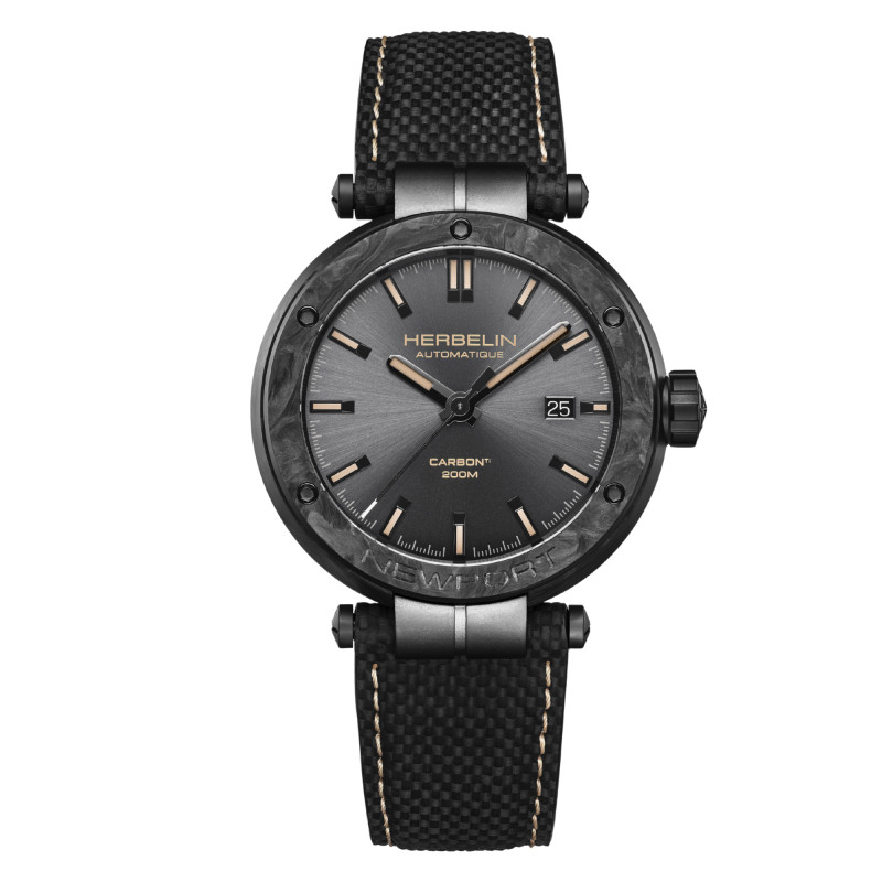 Montre Newport Automatic Carbon Titanium 1788CTN153 - Herbelin