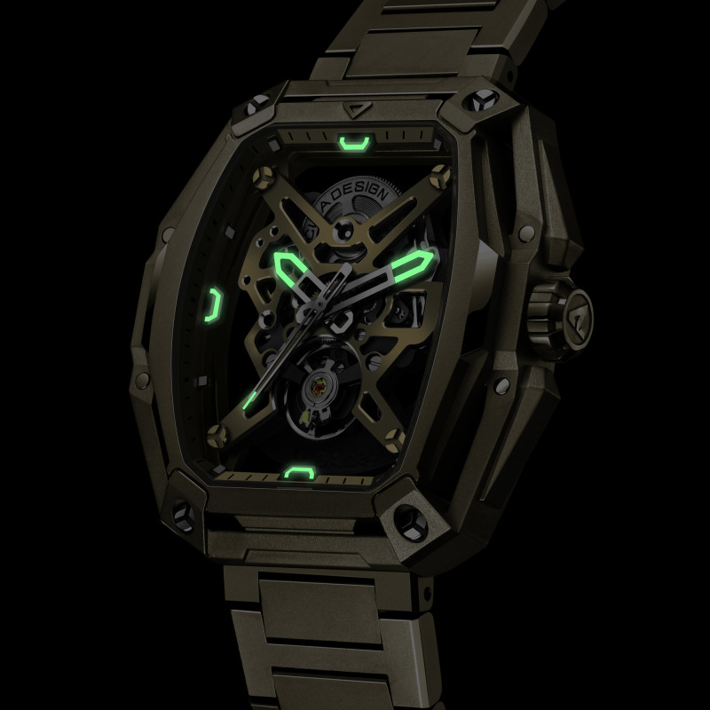 Montre Hunter Vintage Brown Gold Z035-BR01-8BR - Ciga Design