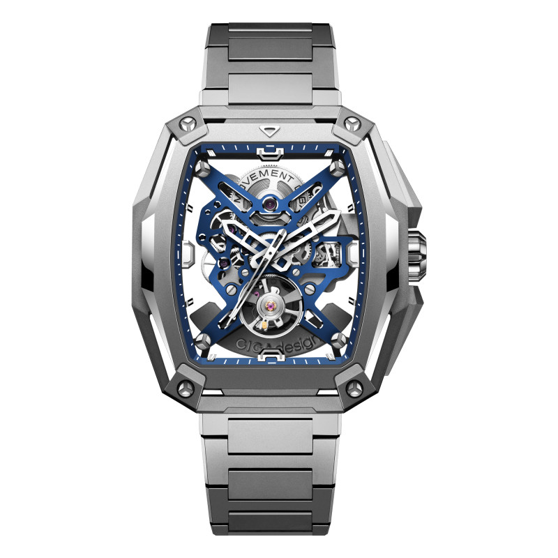 Montre Hunter Titanium Blue Z041-TIBU-1T - Ciga Design